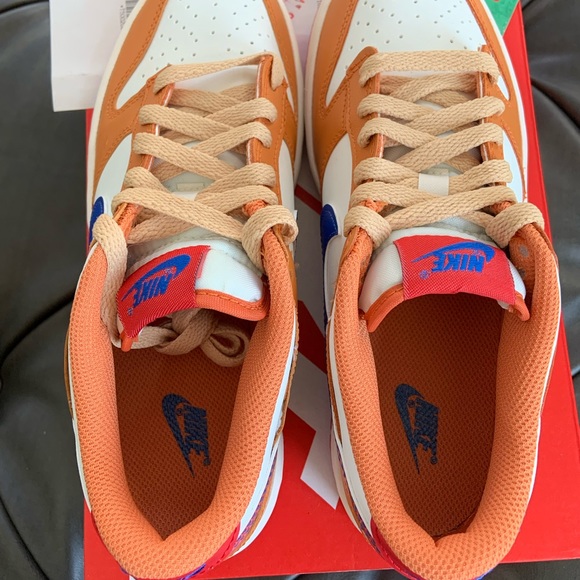 Nike Dunk Low HOT CURRY Game Royal (GS) - 5.5Y (7w) - Picture 7 of 7